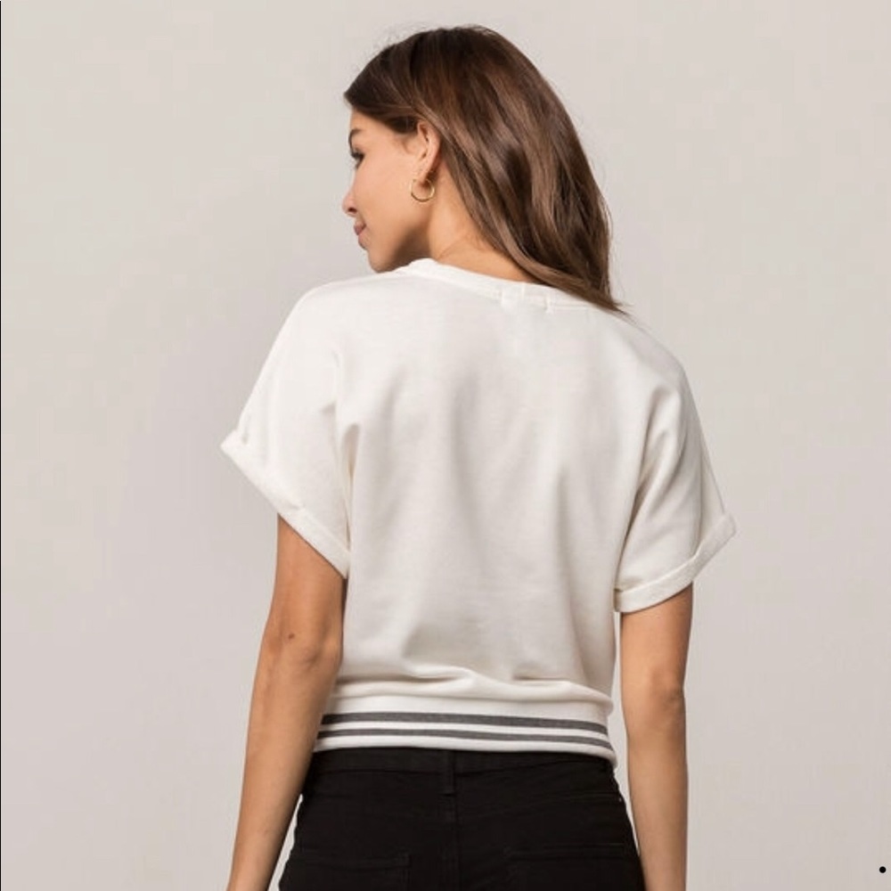 Banded Sweatshirt Top - Picture 2 of 3